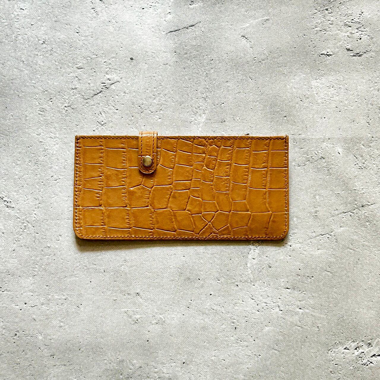 クロコダイル 本革☆パッチワーク☆ ラウンド 長財布 お洒落な クロコダイル 本革☆パッチワーク☆ ラウンド 長財布 お洒落な