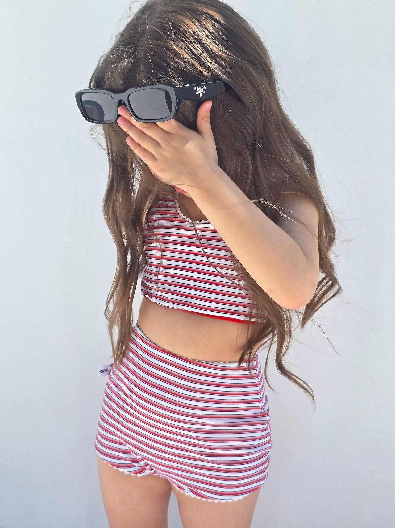 red S[5]［即納］reversible swim setup (両面着用可能）/ elly molly 26summer