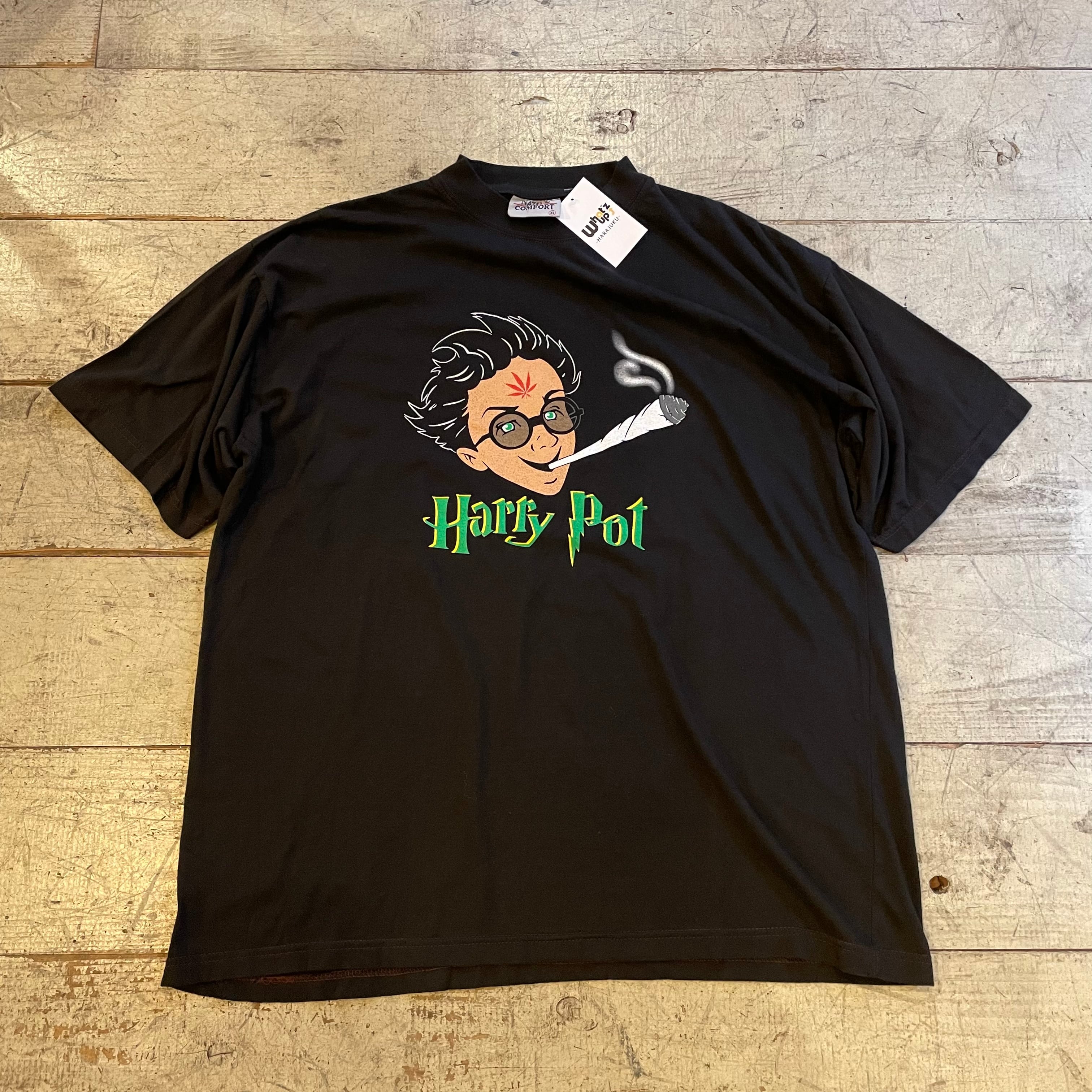 HARRY POT Tシャツ ハリーポッター パロディ GANJA WEAR