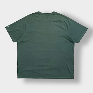 【Carhartt】2XL ビッグシルエット ワンポイント ポケットTシャツ ポケT カーハート FORCE ラグラン カーキ 半袖 夏物 US古着