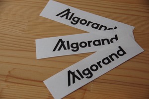 Algorand Japan オリジナルカッティングステッカー　黒　３枚セット