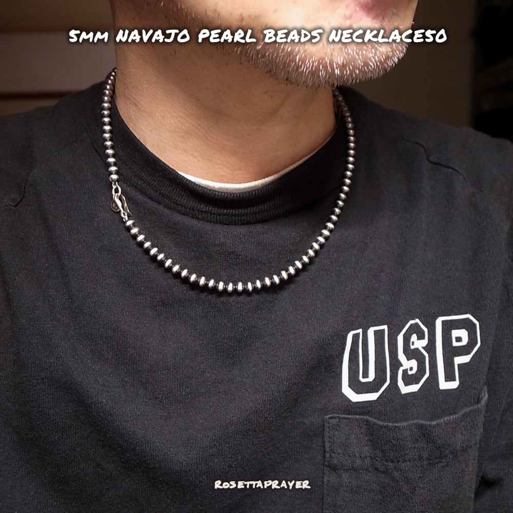 5mm NAVAJO PEARL NECKLACE50 | PAY ID