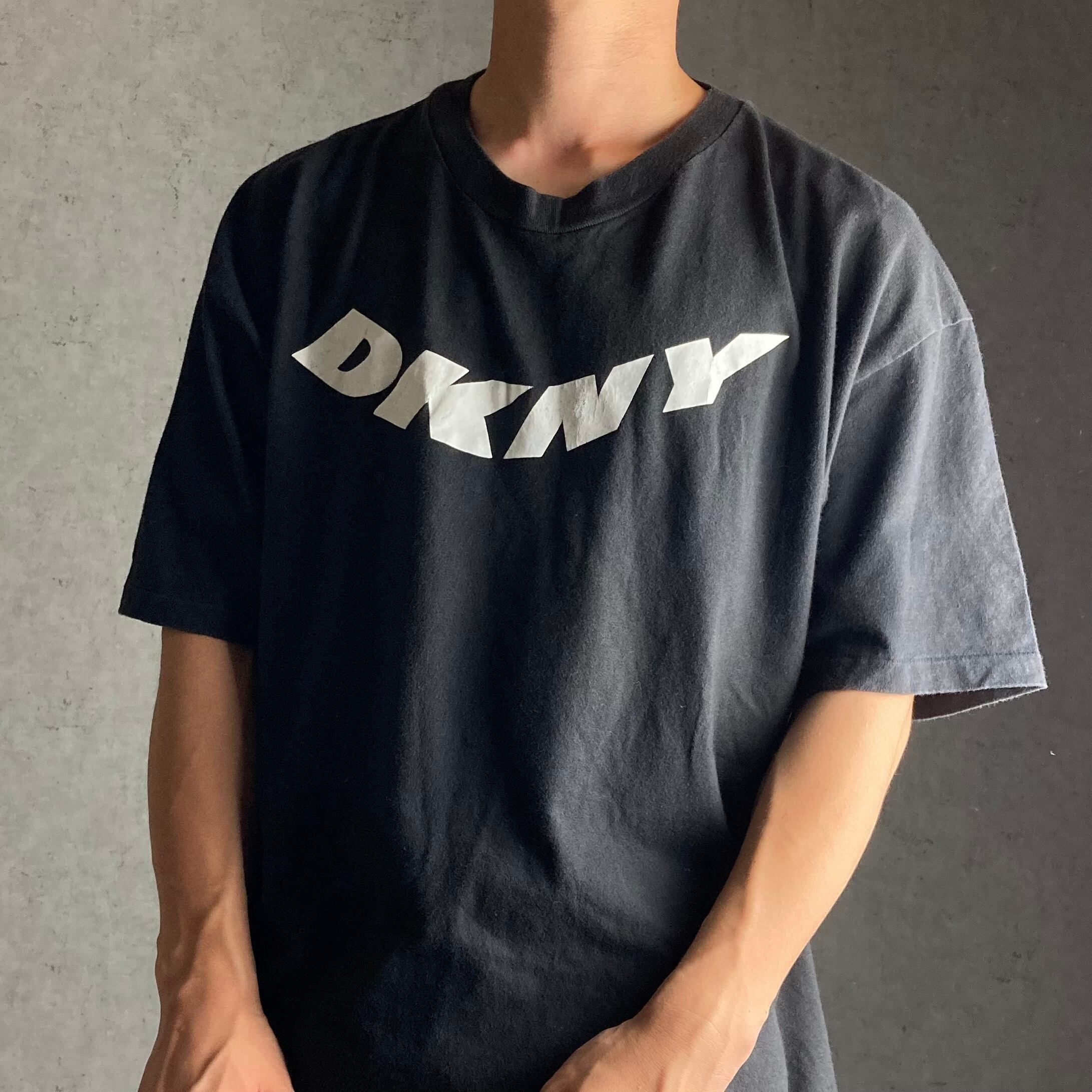 90s vintage DKNY  デカロゴ　オーバーサイズ　　tシャツ