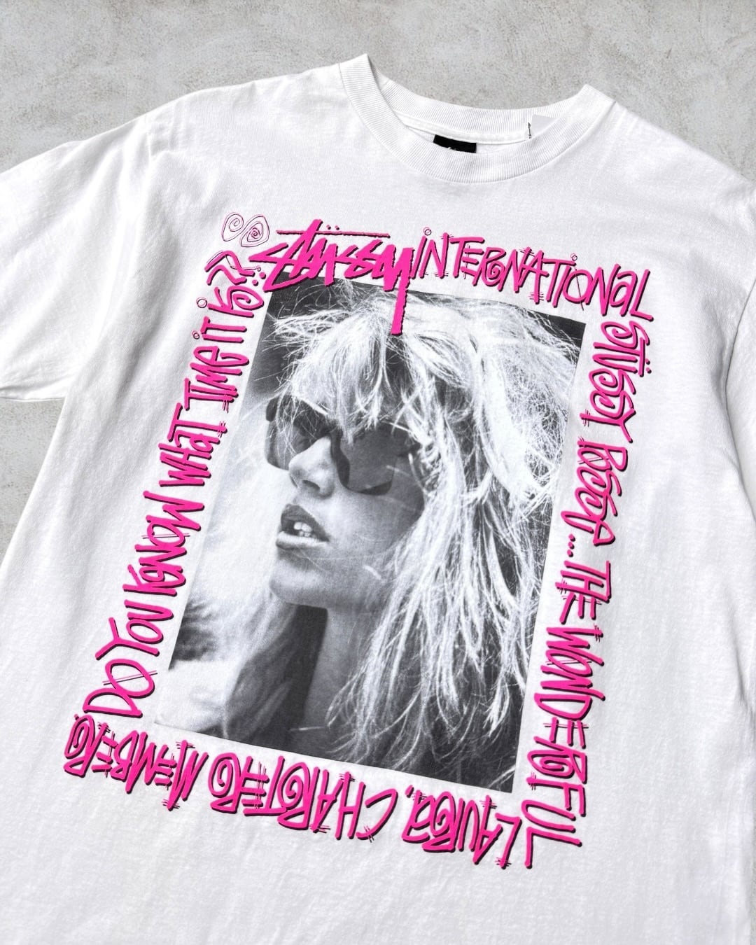 00's old stussy “Laura” Design Photo Tee “ローラ” 【高円寺本店