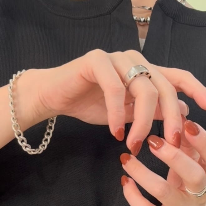【美品】エルメス　ヴィンテージリング　指輪　シルバー925 ロゴ刻印　稀少品 HERMES（エルメス） 極 美品 保存箱付 セリエ リング ロゴ 刻印