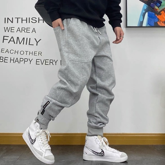 Ankle zipper sarouel pants 0104