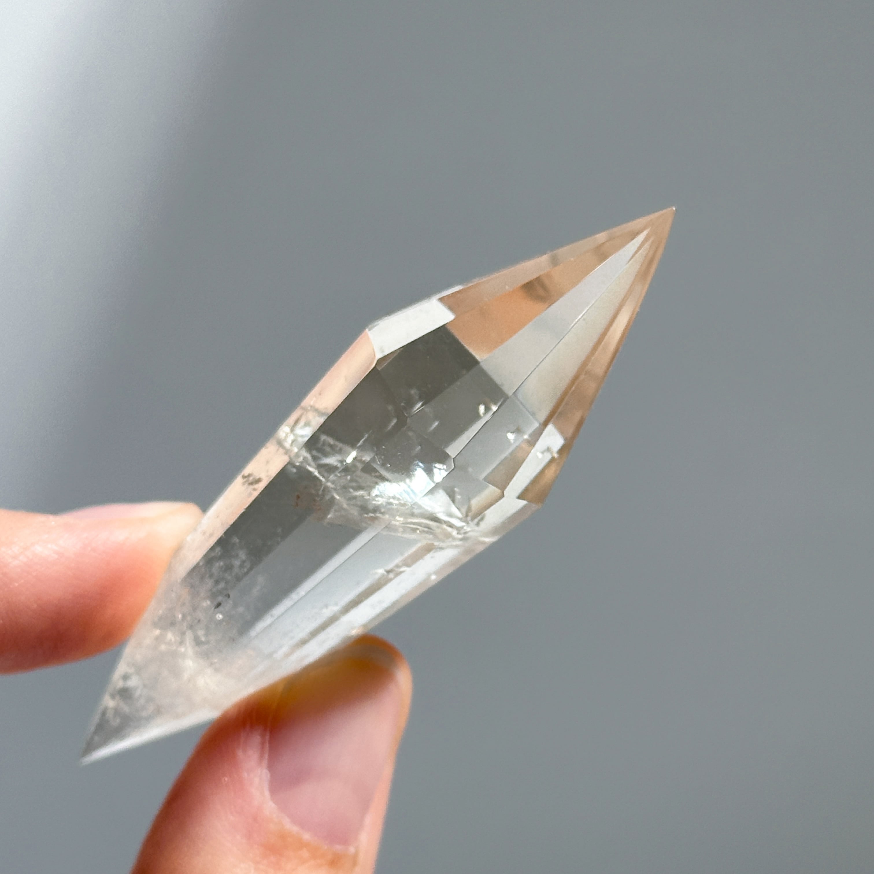 ミナスジェライス産シトリン(黄水晶) ダブルターミネイテッド61◇ Citrine ◇ 天然石・鉱物・パワーストーン