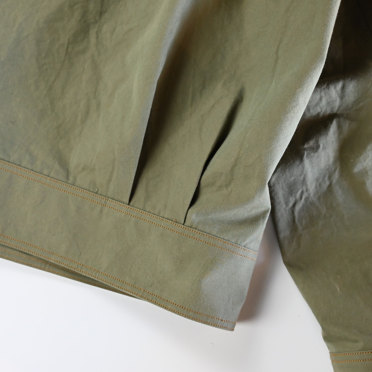 山内 / 超高密度シールドコットンクロス・セミダブルジップジャケット