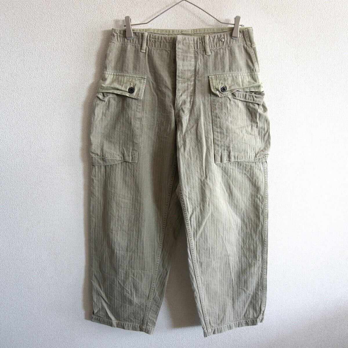 【美品】 WAREHOUSE【 Lot 1097 USMC HERRINGBONE MONKEY PANTS】31 ウェアハウス モンキーパンツ 26070393 美品】 WAREHOUSE【 Lot 1097 USMC HERRINGBONE MONKEY PANTS】31