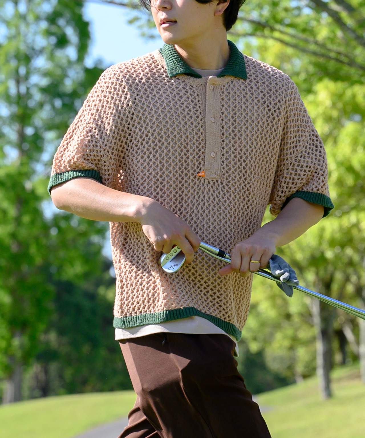 【RCGC】MESH KNIT POLO SHIRTS［RGK001］