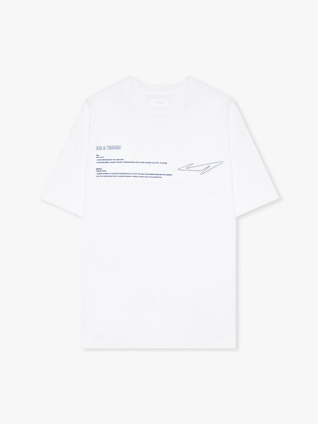 ICE & TECHNO | DICTIONARY TEE (WHITE)