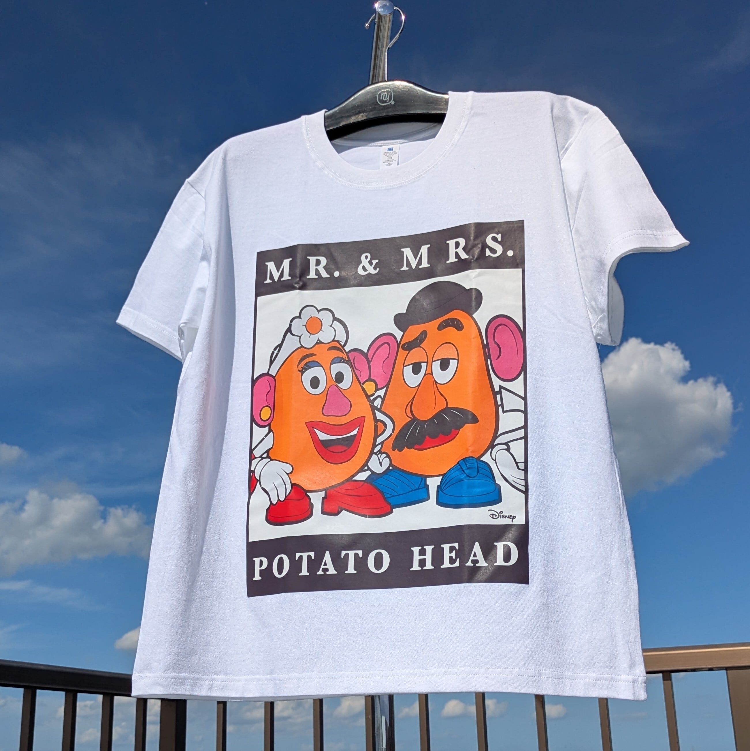 【 Toy Story（ トイ・ストーリー ) 】『 Mr. & Mrs. Potatohead 』ポテトヘッド / Tシャツ〚アメリカン雑貨 アメトイ〛