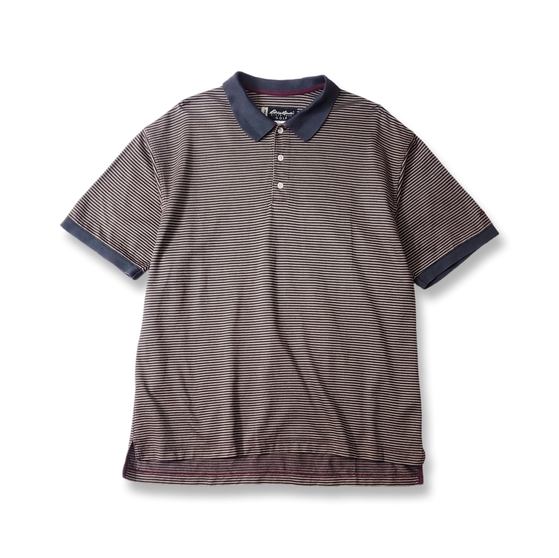 60s 70s USA VANHEUSEN VANILON バンロン ポロシャツ メンズM ブラウン