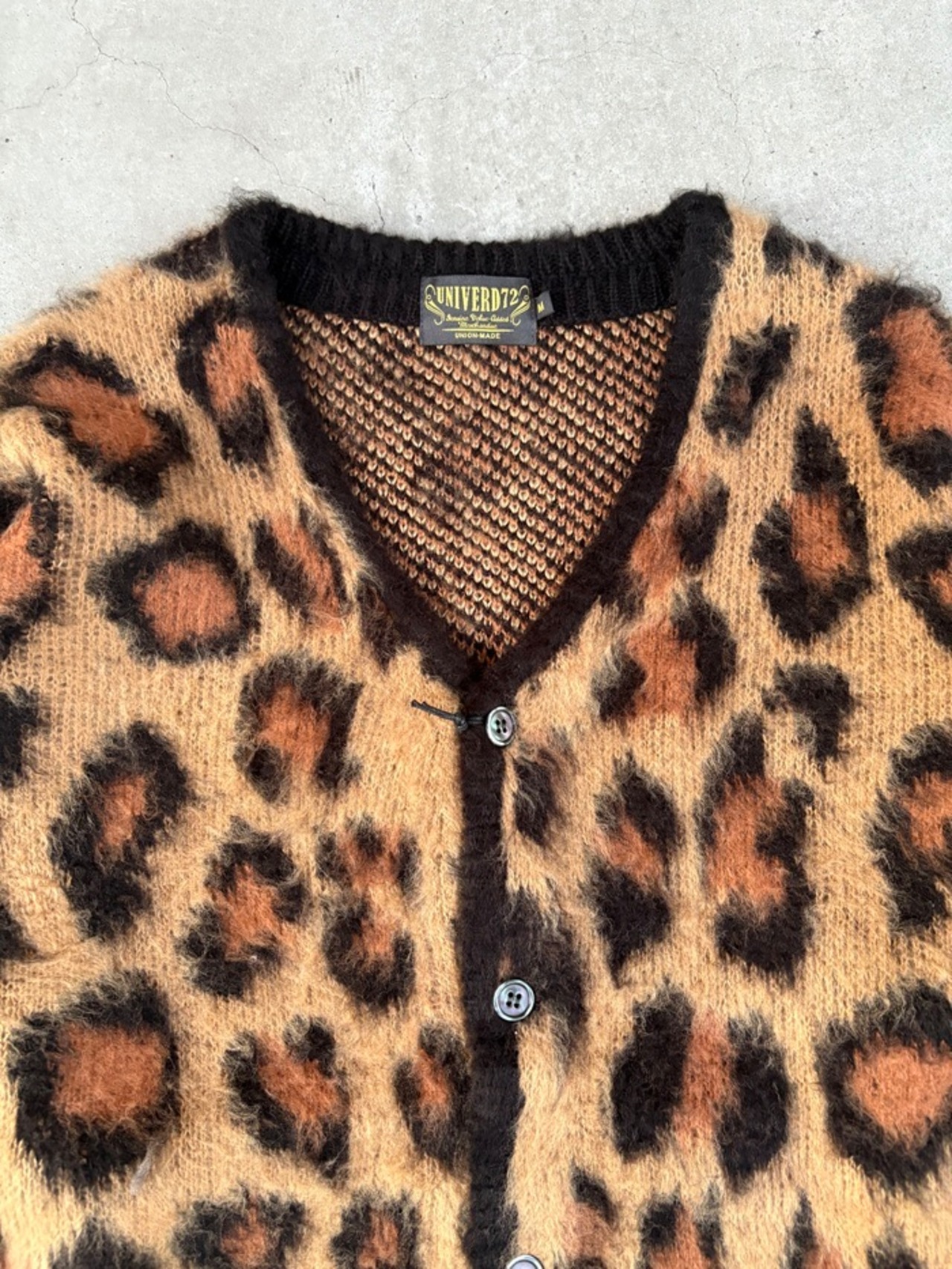 UNIVERD72 / モヘアタッチ起毛カーディガン / カーディガン / レオパード / BROWN - 2