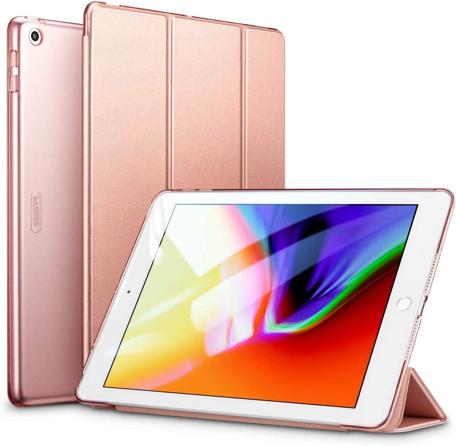 iPad 9.7 ケース 2018と2017年モデル 軽量 薄型 三つ折スタンド オート