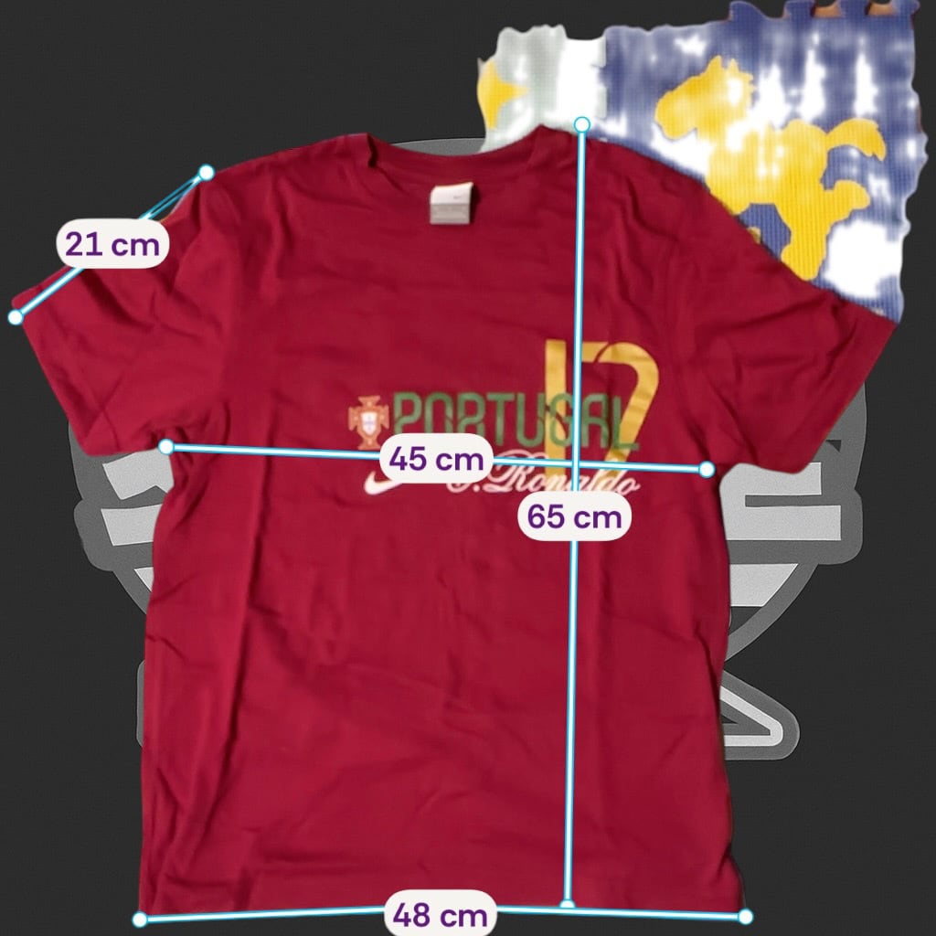 NIKE】 ポルトガル C.RONALDO 17 Tシャツ バーガンディ M相当 | 変奇堂