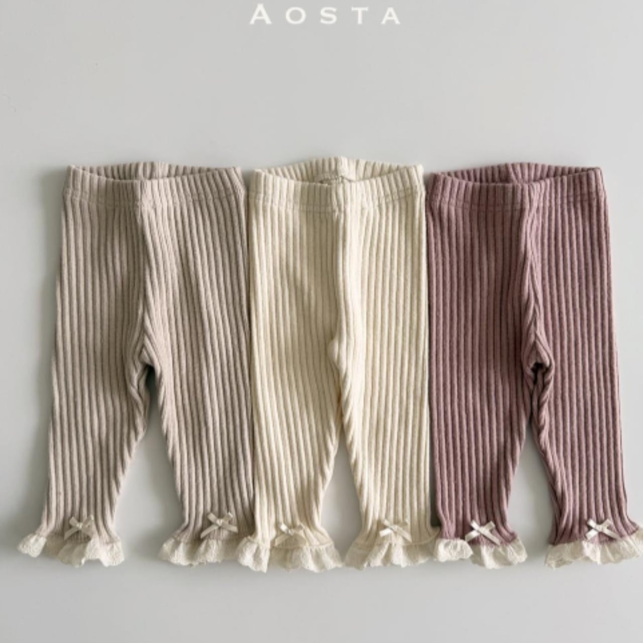 Aosta ニット セットアップ beige (1〜2y) Aosta] knit beret | THE BABY BASE