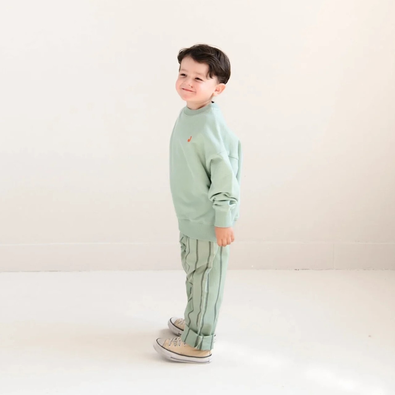 ＜JENEST＞Kids ストライプ パンツ KICK PANTS - 5