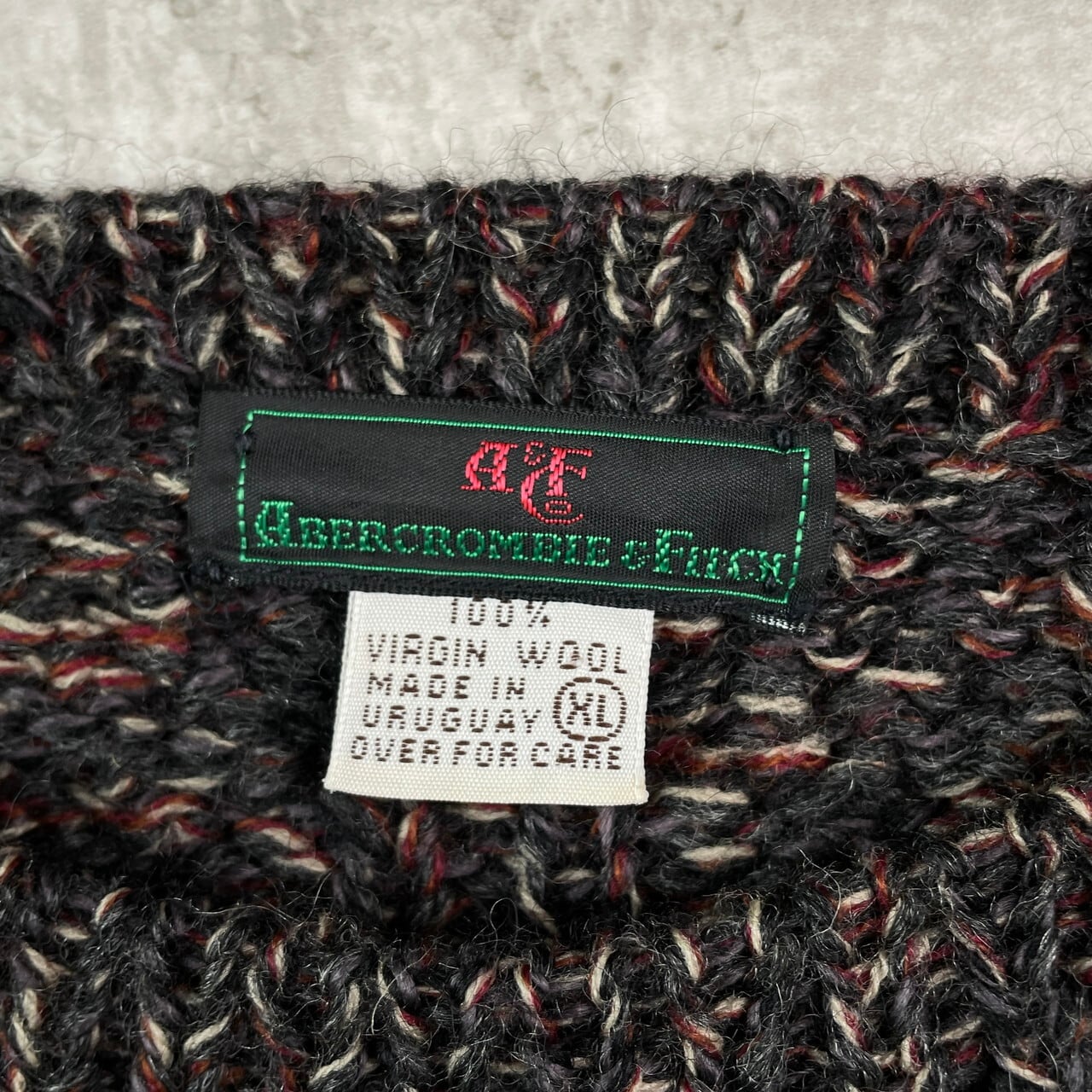 70～80年代 Abercrombie & Fitch アバクロ チェック柄 ローゲージ