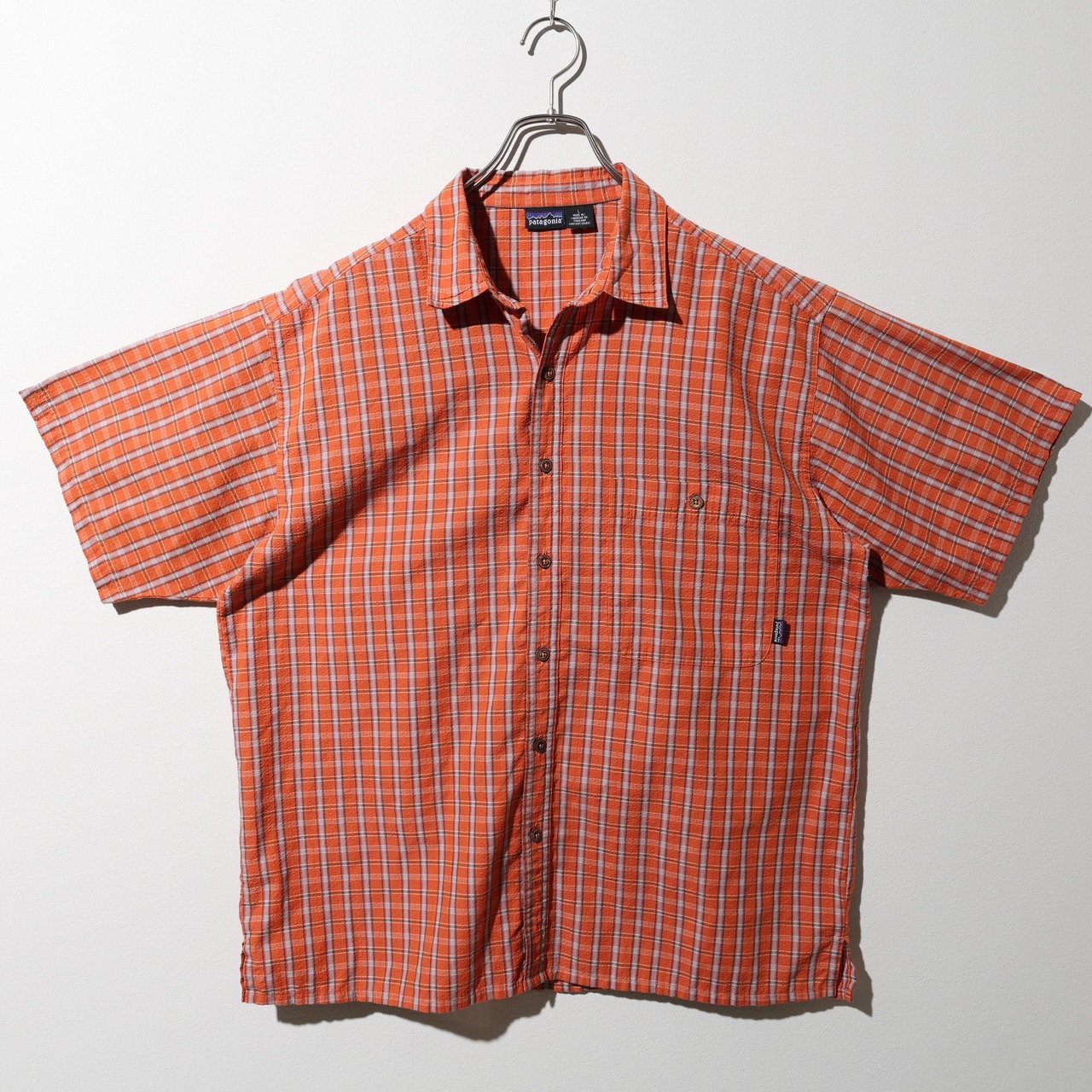 極美品 L 02年 Puckerware Shirt Patagonia パッカーウェアシャツ パタゴニア  シアサッカー