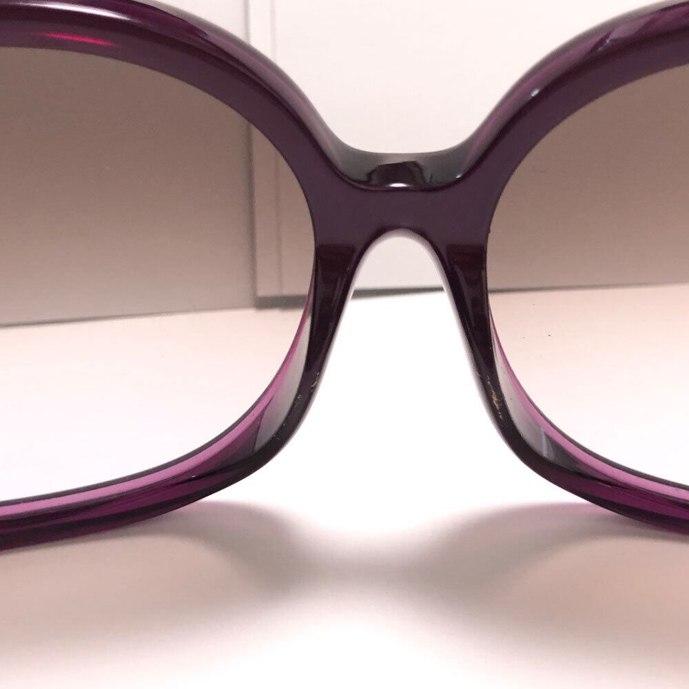 Chloé サングラス 紫色 グラデーションレンズ