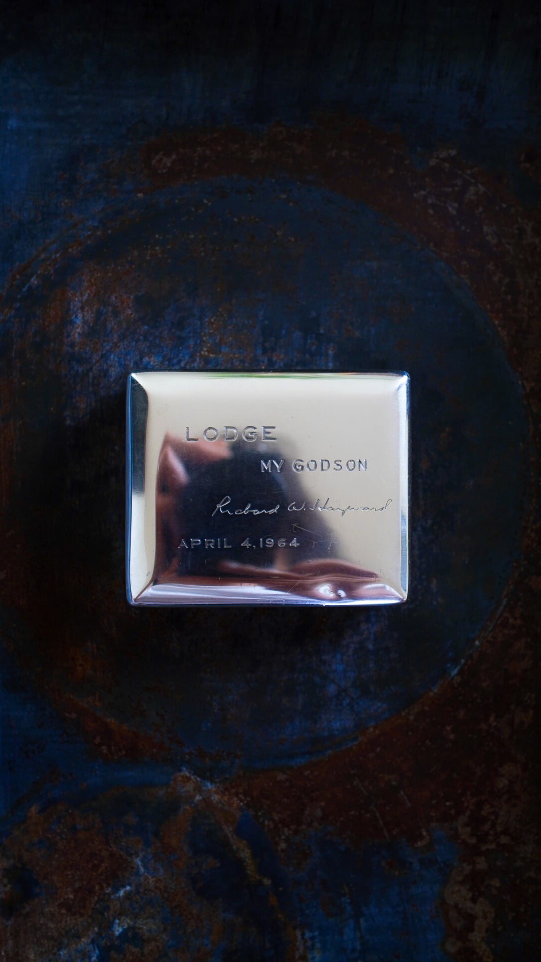 【SPECIAL / 1964】TIFFANY&Co. ティファニー U.S.M.C. シルバー ボックス《シルバー925 ジュエリーボックス アクセサリーケース 小物入れ アメリカ海兵隊 ミリタリー ヴィンテージ オールド》