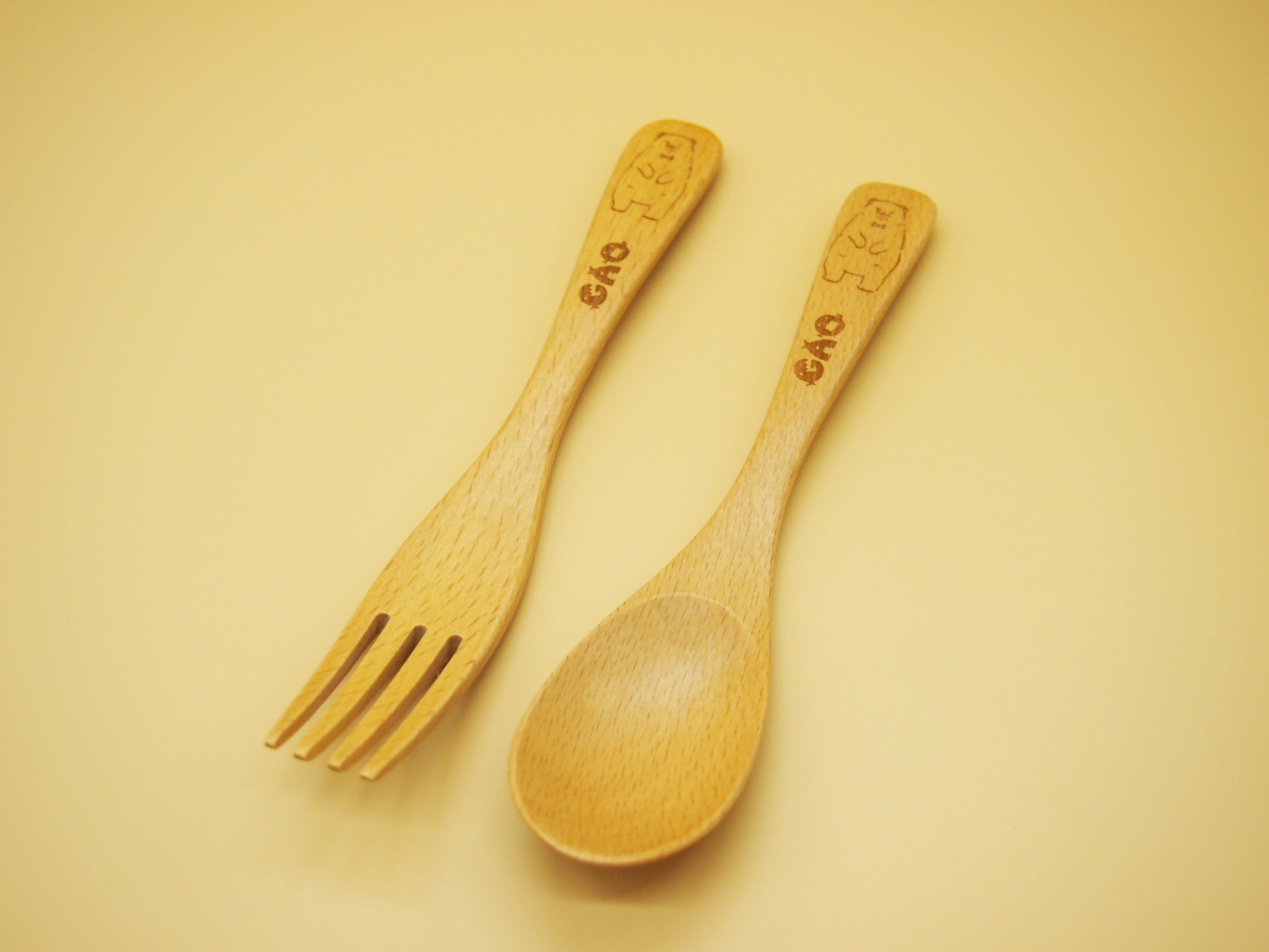 木製スプーン＆フォーク | 男鹿水族館GAO Online Shop