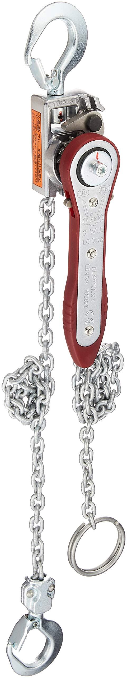 【努力特価】象印チェンブロック (elephant chain block) Y2チェーンレバーホイスト100KG Y2K1010