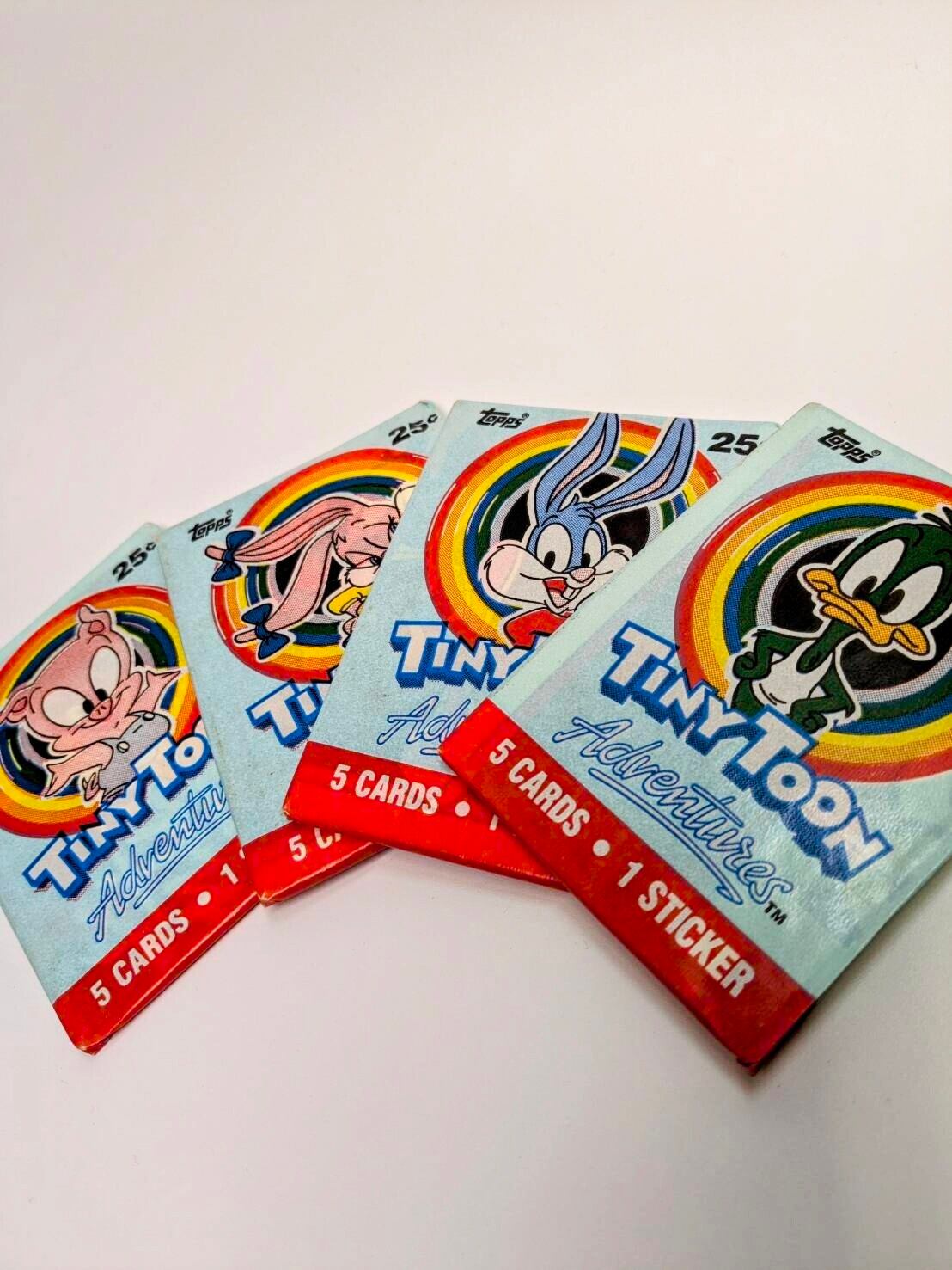【送料無料！】VINTAGE トレーディングカード・ステッカー単品 （1個=5CARDS+1Sticker）【タイニー・トゥーンズ（Tiny Toon Adventures  Tiny Toons）】〚アメリカン雑貨 アメトイ〛