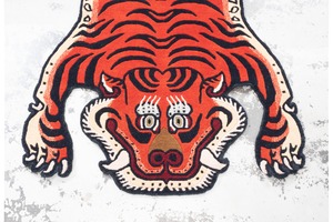 Tibetan Tiger Rug 《Mサイズ•プレミアムウール252》チベタンタイガーラグ