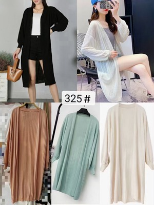 シアーロングカーデ　AJ12541-325