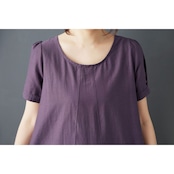 裾フリル リボン ワンピース  30057