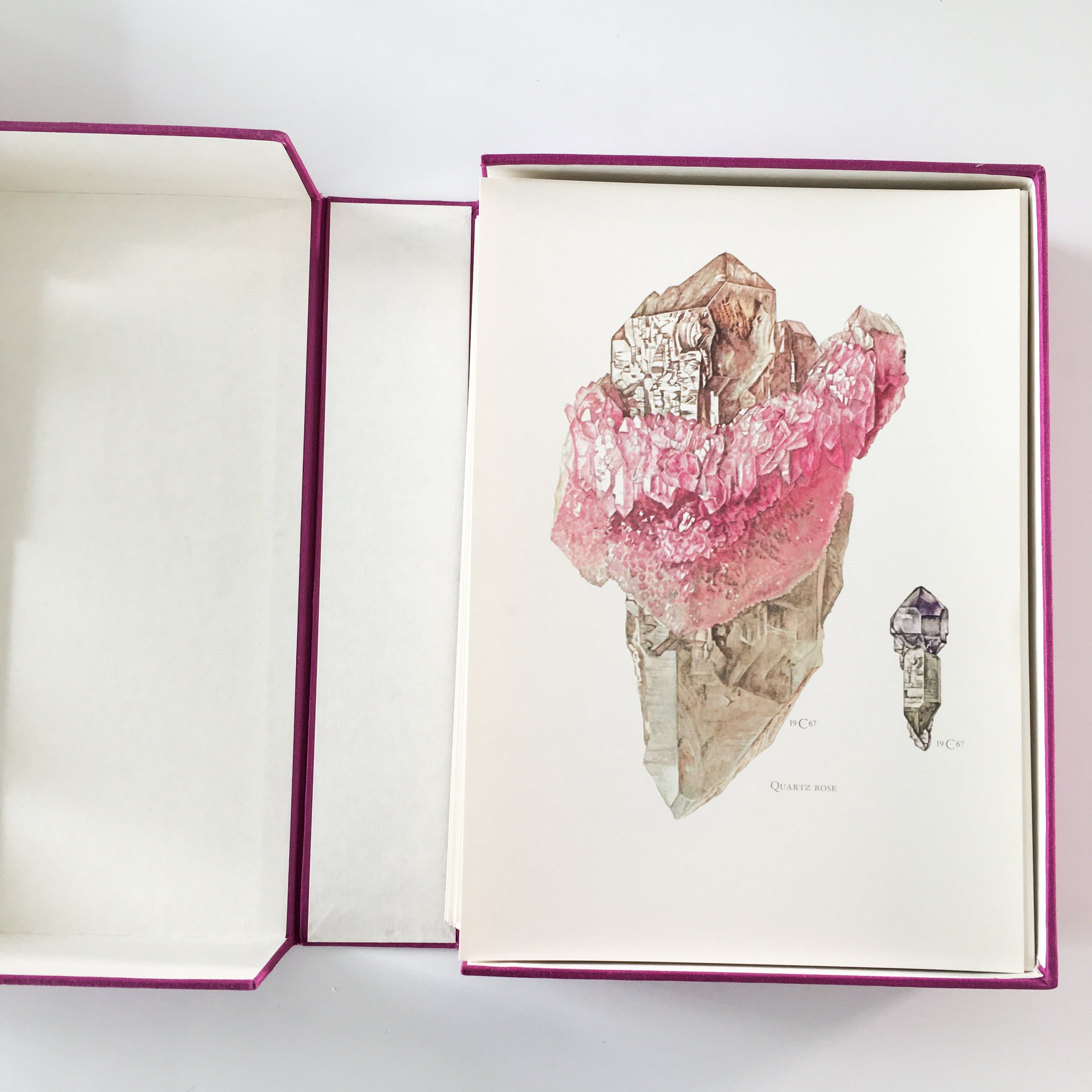 欲しいの チェコの古い鉱物図鑑(1966年)/鉱石図鑑 鉱物画 鉱石画