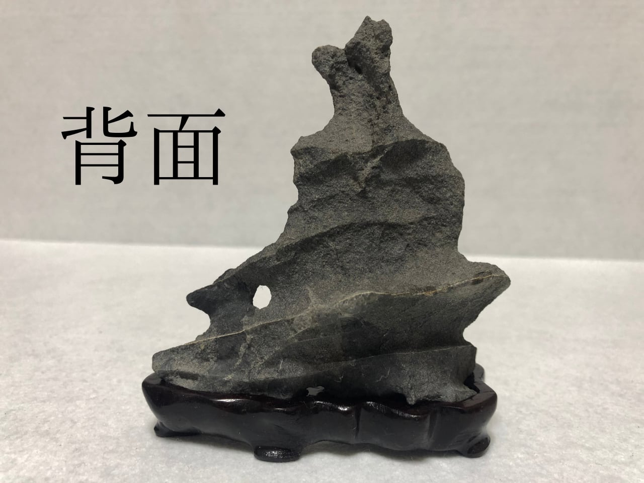 A3253 産地不明 菊花石 3.4kg 木坐 鑑賞石オブジェ
