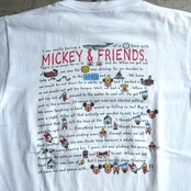 90s Disney ミッキーマウス friends Tシャツ