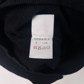 Karl Helmut カールヘルム アーガイル ラムウール タートルネック セーター ブラック