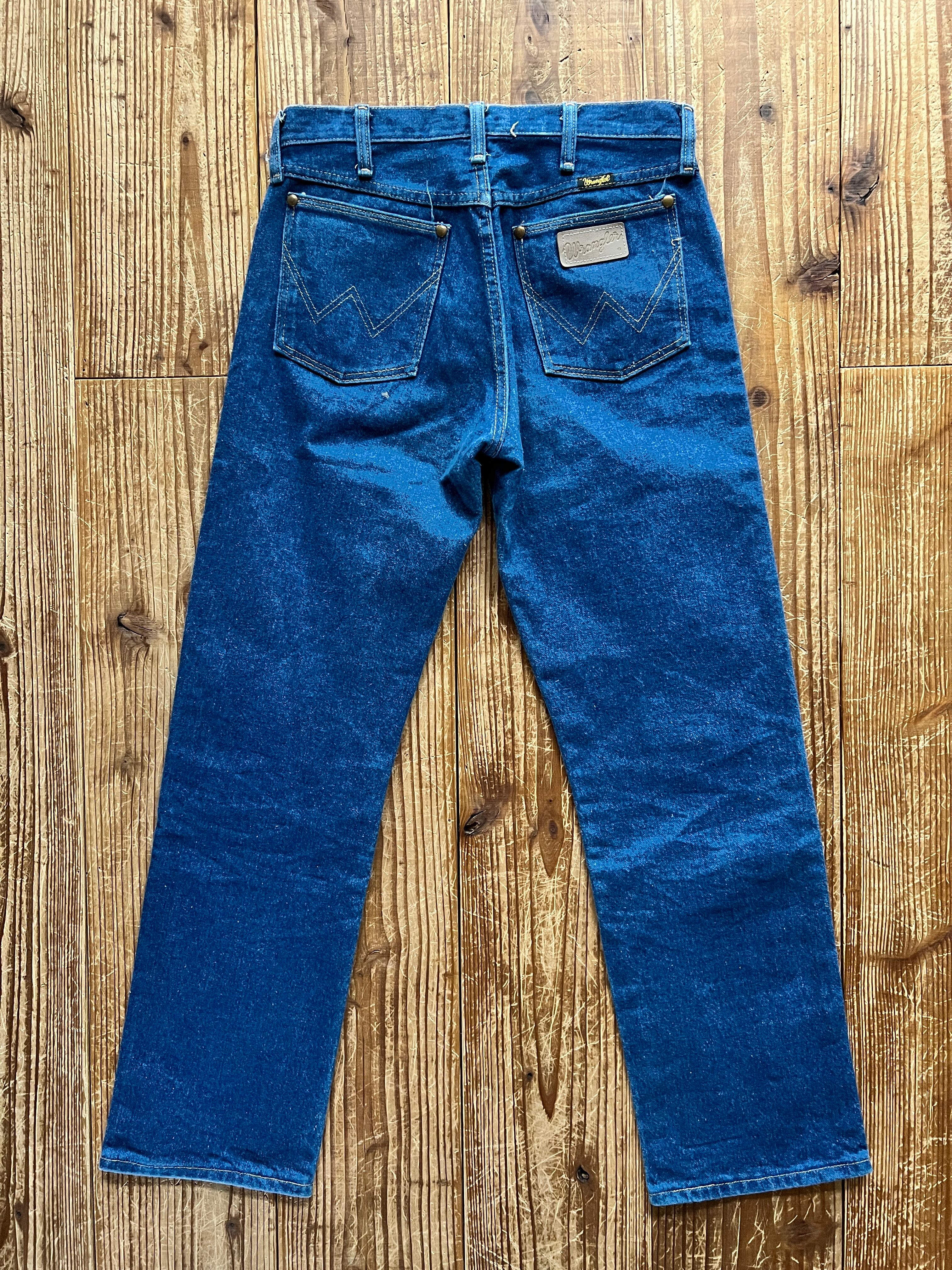 80's〜 Wrangler 13MWZ デニムパンツ  濃紺 実寸(31×29) USA製