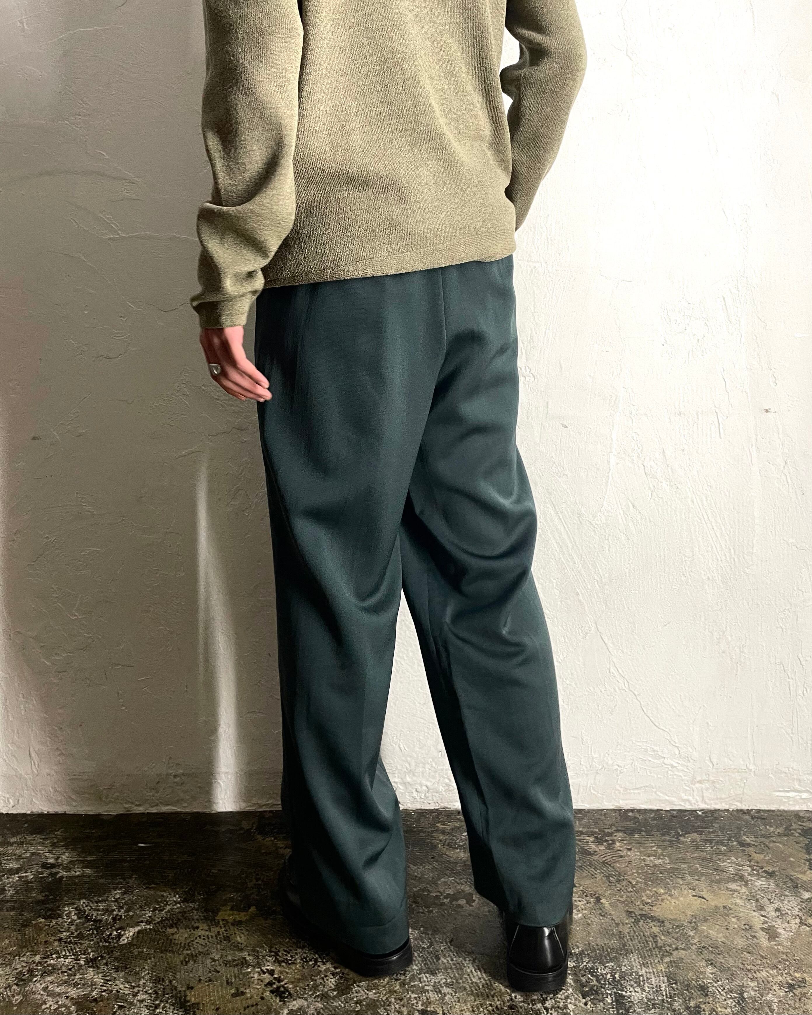 80s Christian Dior 2tac Wool Gabardine Slacks | VOLAR