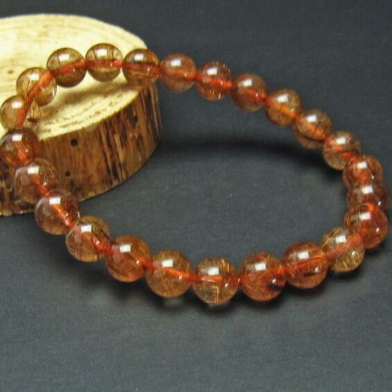 ブロンズルチル ブレスレット 9mm おまかせ便 111-2728