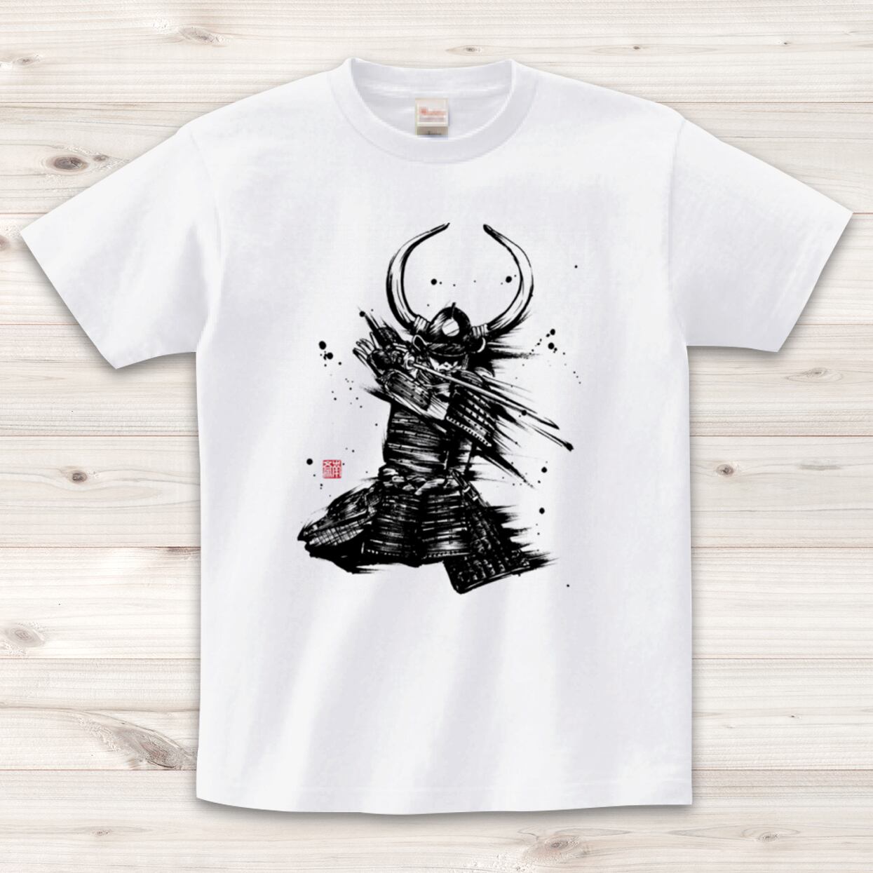 【Tシャツ】 武者02(福島正則)/白