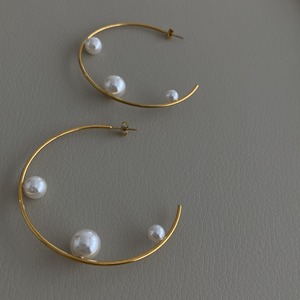 pearl hoop