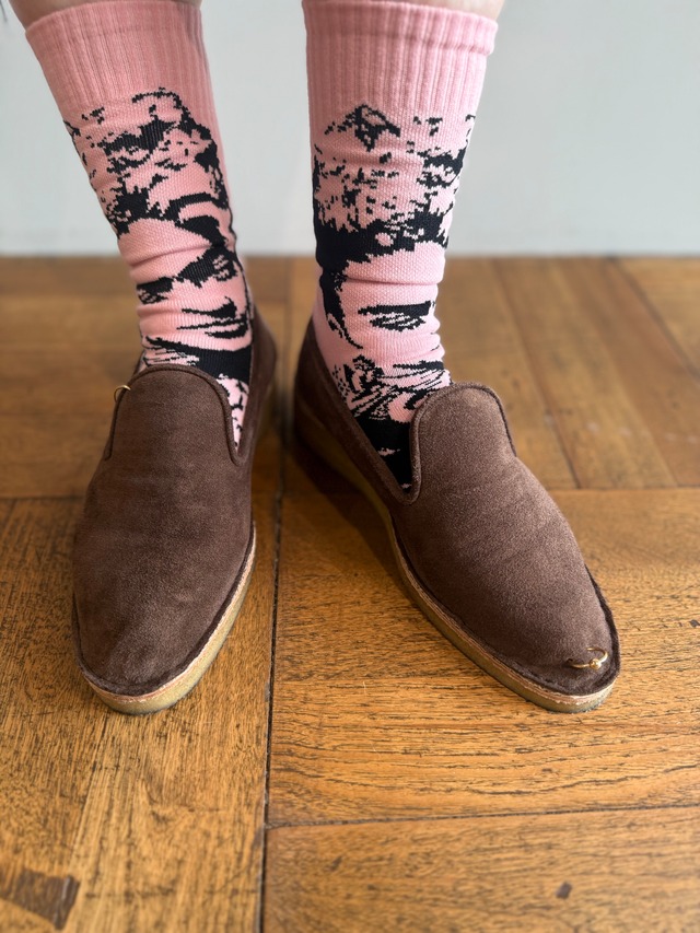 museum neu/V263702 Frida Kahlo Hammock Socks DUSTY PINK