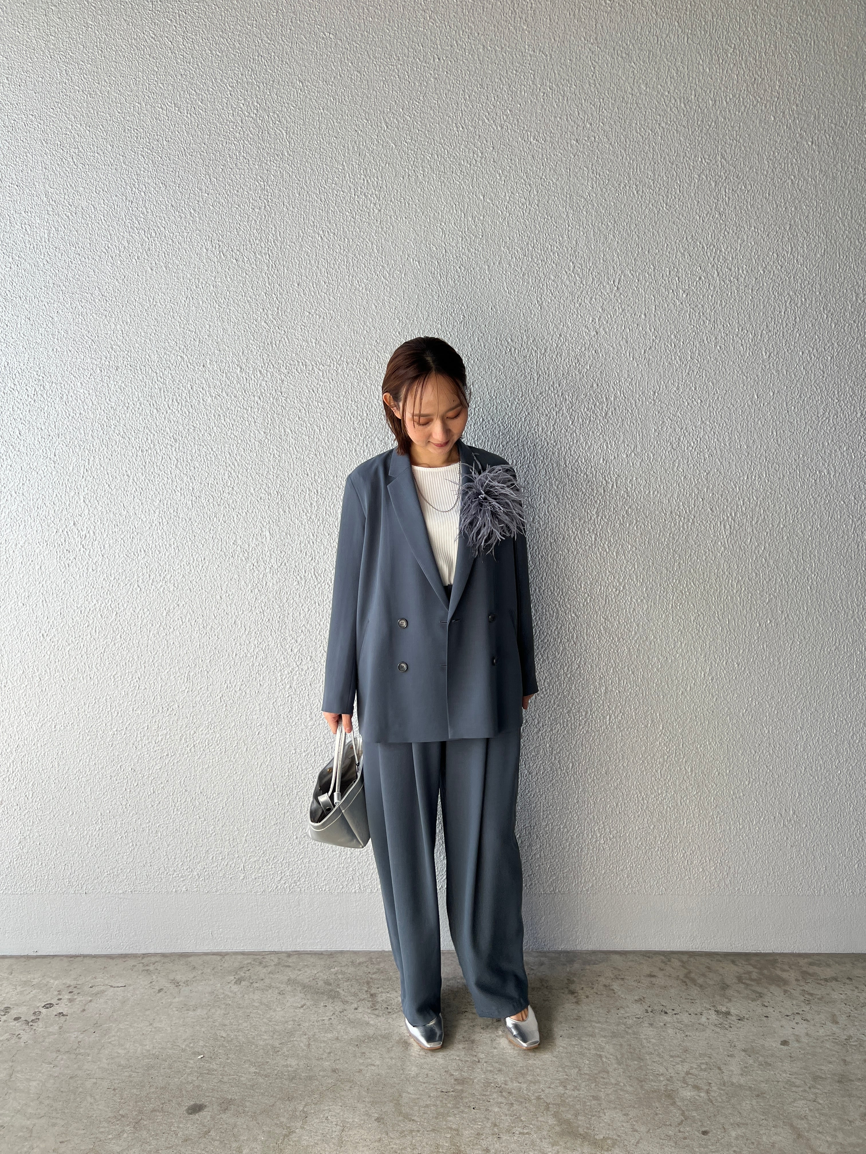 【PASSIONE】3ピース可テーラードジャケット616427