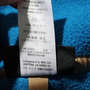 M 12年 Bandana Blue Synchilla Snap-T Patagonia シンチラ スナップT パタゴニア