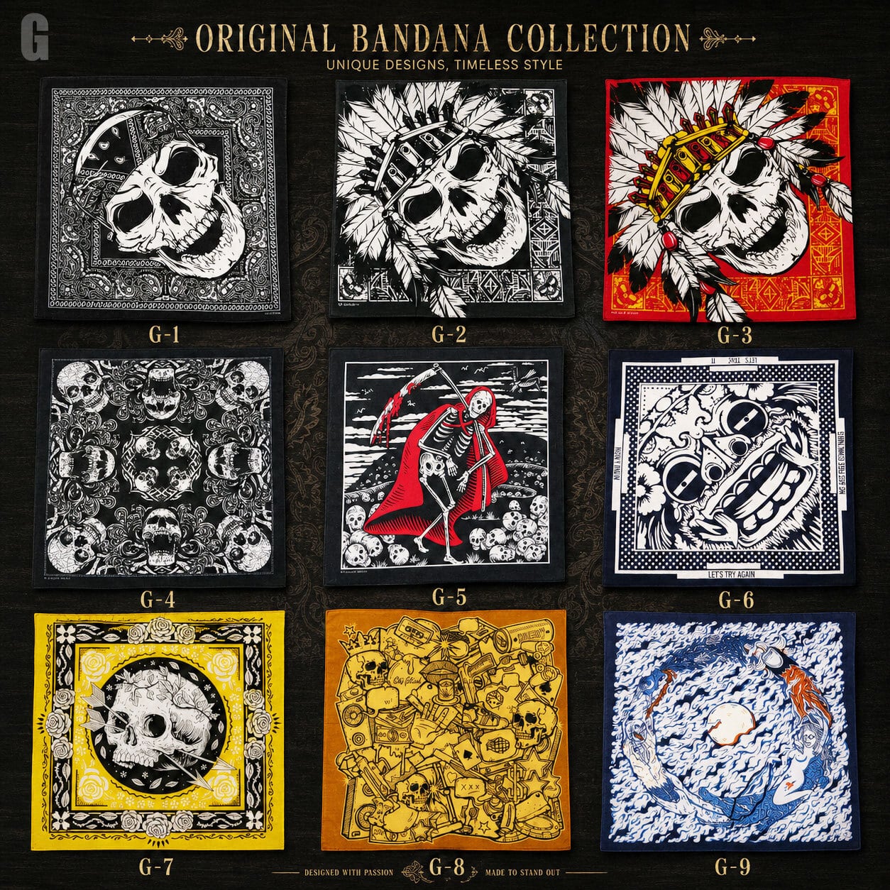 バンダナ BANDANA ペイズリー柄 コットン 100% COTTON BANDANNA マスク