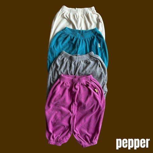 pepper［取寄］terry jogger pants 26autumn