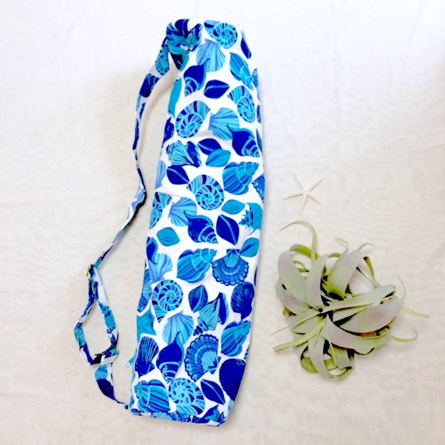 ヨガマットバッグ❤️シェルブルー