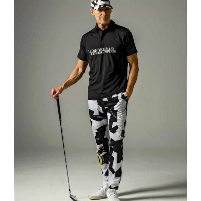 LUXEAKMPLUS リュクスエイケイエムプラス カモ柄トラックパンツ ゴルフ GOLF スポーツ トレーニング ジム LUXEAKMPLUS リュクスエイケイエムプラス カモ柄トラックパンツ ゴルフ