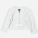 美品 CHANEL シャネル カメリア ココマーク ノーカラー コットン ジャケット 09P P3525 V25127 白 ホワイト 42 アウター / J&NREUSE レディース アウター