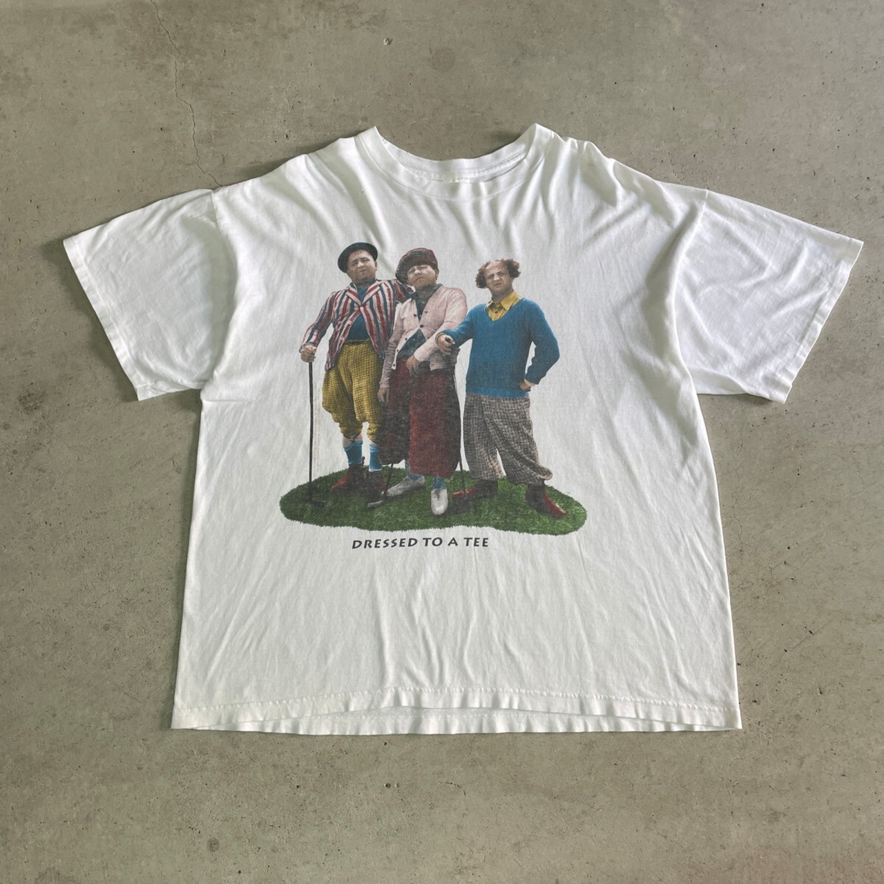 90年代 USA製 THE THREE STOOGES 三ばか大将 フォトプリントTシャツ 